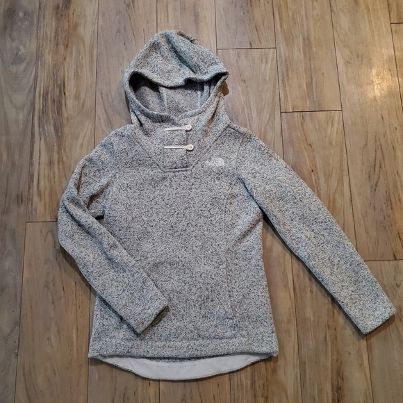 The North Face Grey Knit Hoodie M (10/12)